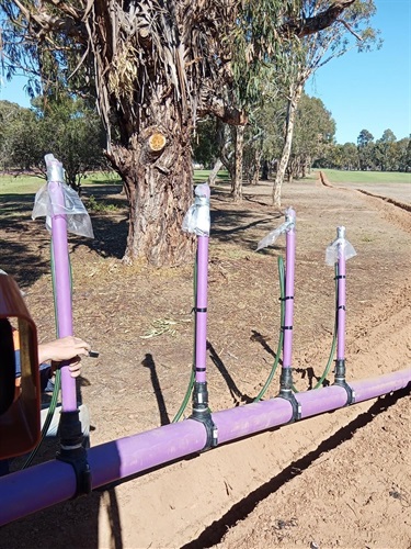 Tee takeoff valves