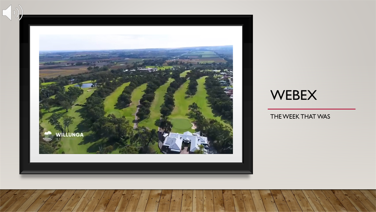 WEBEX Willunga Golf Course WEBEX Willunga Golf Course